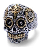 Anillo Calavera Mexicana