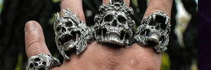 Anillos Calavera Mano