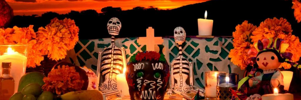 ¿Cómo se celebra el Día de muertos en Puebla ?
