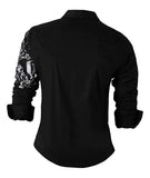 Camisa Calavera <br>Contraste