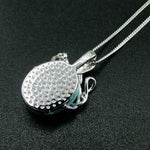 Collar Pulpo <br>Azul (Plata)