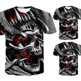 Camiseta con Calavera <br>en la Espalda