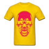 Camiseta Calavera Roja Amarillo