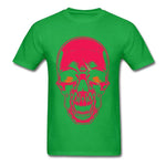 Camiseta Calavera Roja Verde