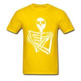 Camiseta Esqueleto Amarillo