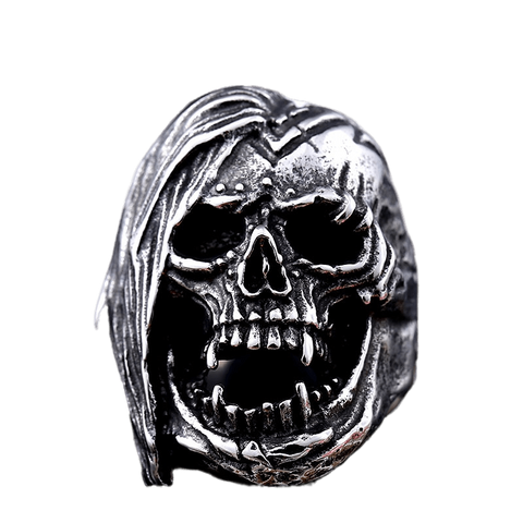 Anillo Calavera Heavy Metal