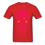 Camiseta Calavera Roja Rojo