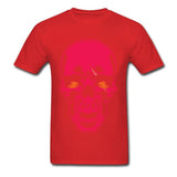 Camiseta Calavera Roja Rojo