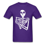 Camiseta Esqueleto Morado
