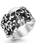 Anillo Calavera Gotica