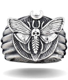 Anillo Calavera Mariposa