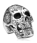 Anillo Calavera Mexicana Acero