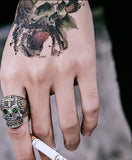 Anillo Calavera Mexicano Mano