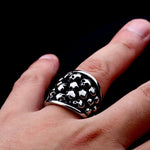 Anillo Catacumba en Acero