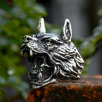 Anillo Cráneo de Perro