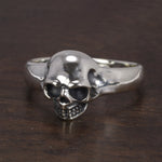 Anillo Craneo Plata 925