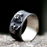 Anillo de 2 Calaveras