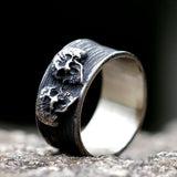 Anillo de 2 Calaveras