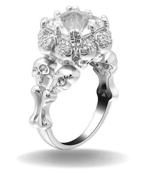 Anillo de compromiso calavera online