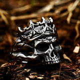 Anillo de Calavera Gótico