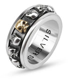 Anillo de Plata Rock