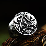 Anillo Illumnati Hombre Masonico