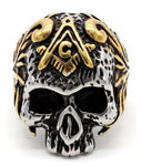 Anillo Masón Calavera