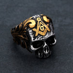 Anillo Masónico Calavera