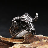 Anillo Skull Cabra