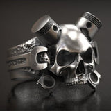 Anillo Skull Mecánico