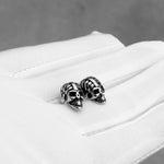 Aretes Calavera Acero