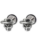 Aretes Calavera en Metal