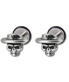 Aretes Calavera en Metal