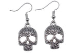 Aretes Calavera Plana