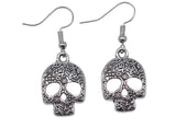 Aretes Calavera Plana
