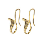 Aretes de Cobra Oro