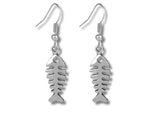 Aretes de Esqueleto de Pescado