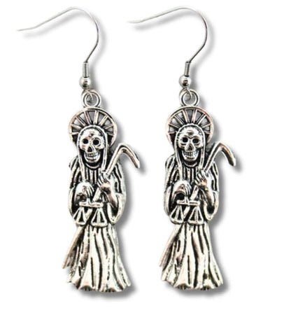 Aretes de la Santa Muerte