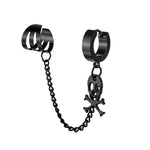 Aretes Rock Mujer Negros