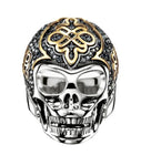 Anillo Calavera Plata de Ley