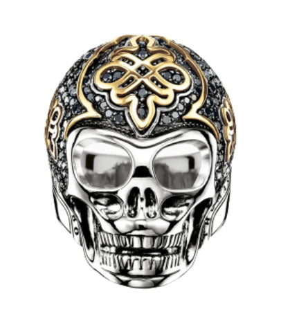 Anillo Calavera Plata de Ley
