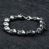 Brazalete Acero Calavera