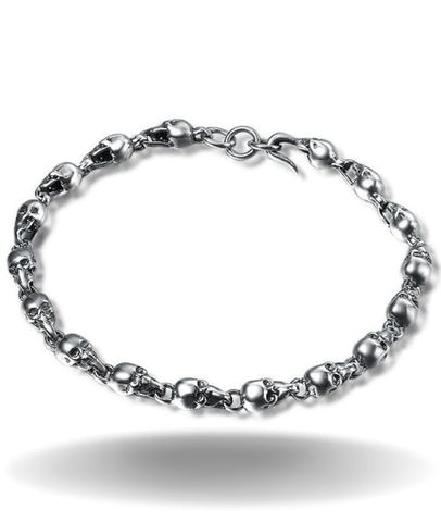 Brazalete de Plata Calavera