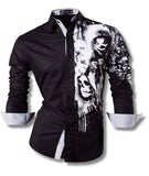 Camisa Calavera Contraste