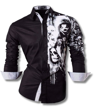 Camisa Calavera Contraste