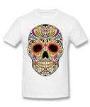 Camiseta blanca Calavera Mujer