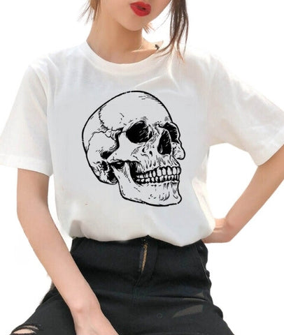 Camiseta Calavera Chica