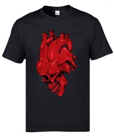 Camiseta Calavera Corazon