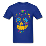 Camiseta Calavera Mexicana Azul