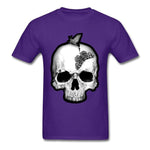 Camiseta Calavera Verano Morado
